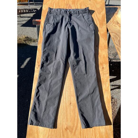 Carhartt Relaxed Fit Canvas Gray Men 30x32 Work Pants Y2K Casual outdoors - Picture 2 of 12